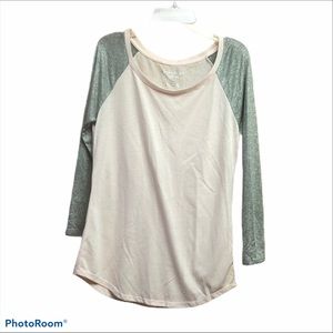 American Eagle pink sparkle long sleeve